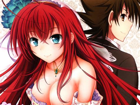 Image Rias Gremory Issei Hyoudou Hd Wallpaper High School Dxd 1920x1440 High School Dxd Wiki