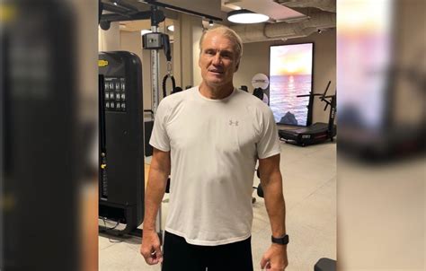 Cancer Stricken Dolph Lundgren Shows Off Physique At Gym