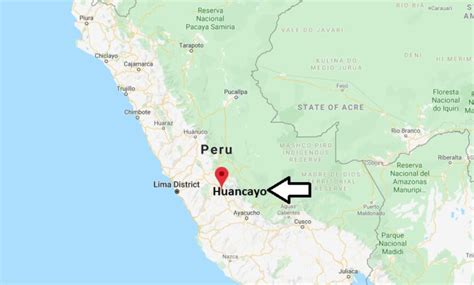 Where Is Huancayo Located What Country Is Huancayo In Huancayo Map