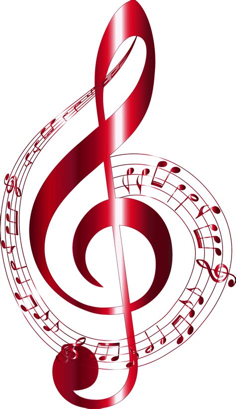Vermilion Musical Notes Typography No Background by GDJ | Music notes art, Music notes tattoo ...