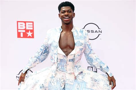 Lil Nas X Wears Larger Than Life Gown At Bet Awards 2021
