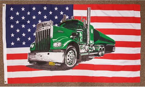 American Flag Truck Wallpaper