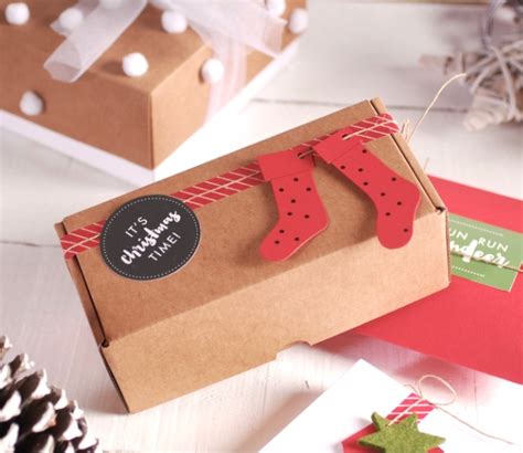 Cajas De Cartón Para Regalos De Navidad Ideas Para Decorarlas