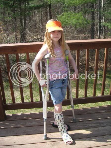 Little Girl On Crutches Photo By Jillianhallfan Photobucket