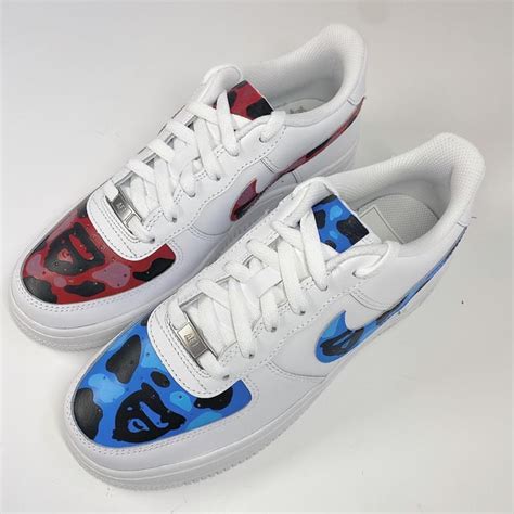 Nike Af1 2 Tone Camo Bapes Acrylic Kicks