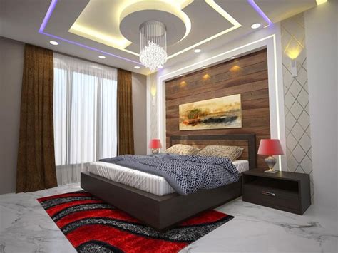 Choose a fancy wallpaper to give a beautiful face to your ceiling area. 3bhk home interior design | Luxury bedroom design, Amazing ...