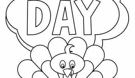 thanksgiving coloring pictures printable