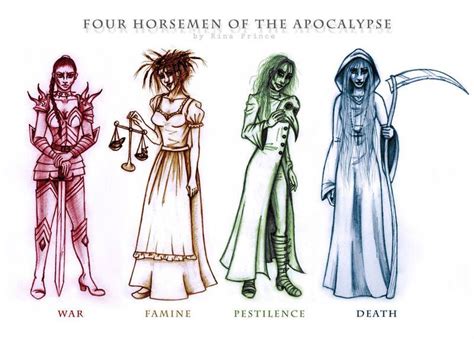 Four Horsemen Of The Apocalypse By Rina Prince On Deviantartapocalypse