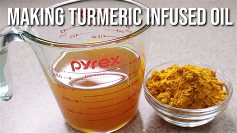 HOW TO MAKE TURMERIC INFUSED OIL FROM HOME YouTube