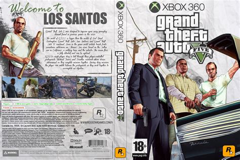 Grand Theft Auto V Xbox 360 Box Art Cover By Shirazihaa