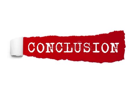 Word Conclusion Stock Illustrations 1618 Word Conclusion Stock