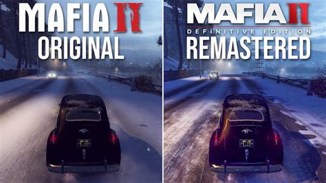 Mafia 2 Original Vs Definitive Edition Remaster Cinematic Graphics