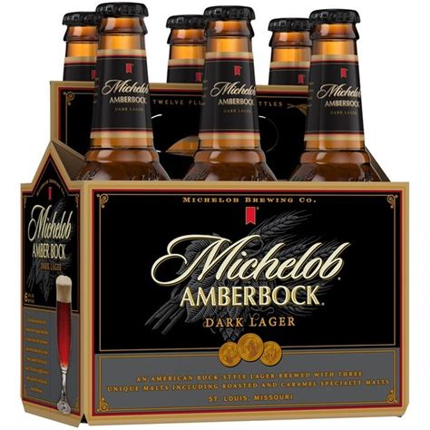 Michelob Amberbock Dark Lager Beer Bottles 12 Fl Oz Instacart