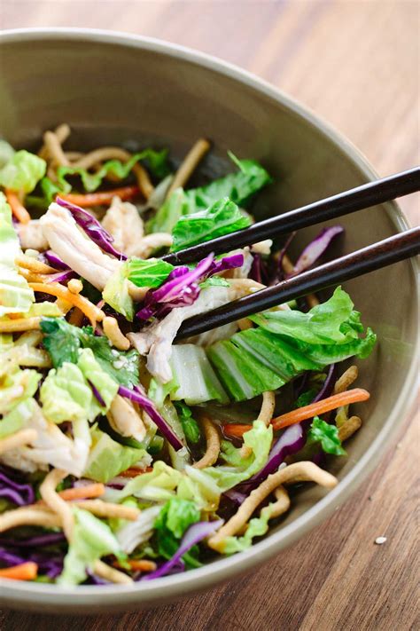 chinese chicken salad recipe this healthy recipe is tossed in tangy soy ginger dressing and