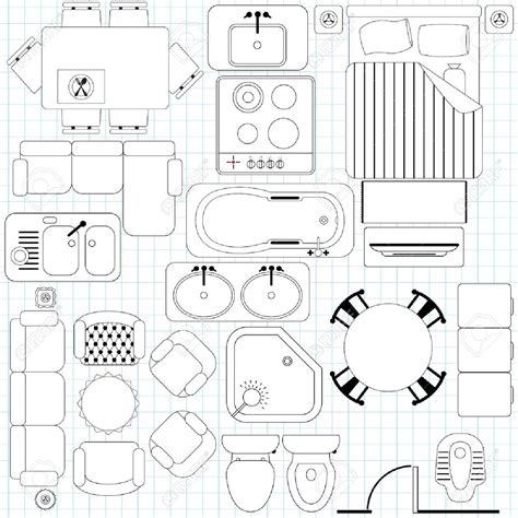 Floor Plan Furniture Vector Ideas Image To U