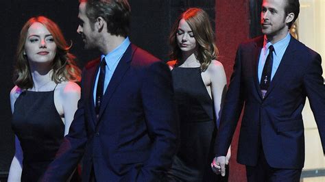 Emma Stone And Ryan Gosling Hold Hands As They Film Intimate Scenes