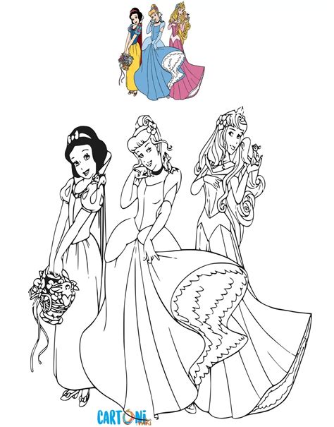 Disegni Da Stampare Principesse Disney Per Stampare