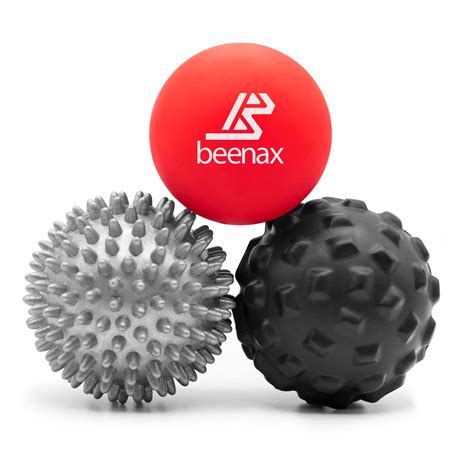 Buy Beenax Massage Ball Set Of 3 Perfect For Deep Tissue Muscle Recovery Trigger Point