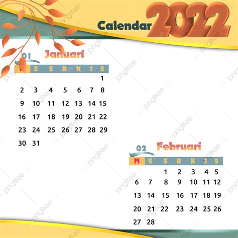 Desain Kalender 2023 Png Transparent Desain Elegant Kalender Tahun
