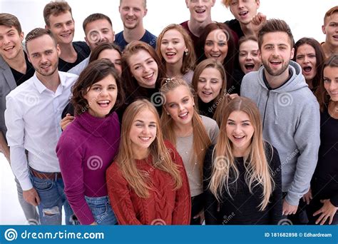 Group Of Diverse Young People Standing Together Stock Photo Image Of