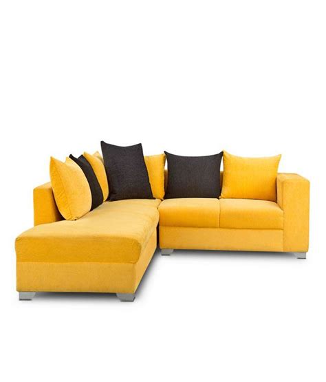 Find & download the most popular yellow sofa photos on freepik free for commercial use high quality images over 8 million stock photos. S K Furniture Terria Yellow Sofa Set With Center Table ...