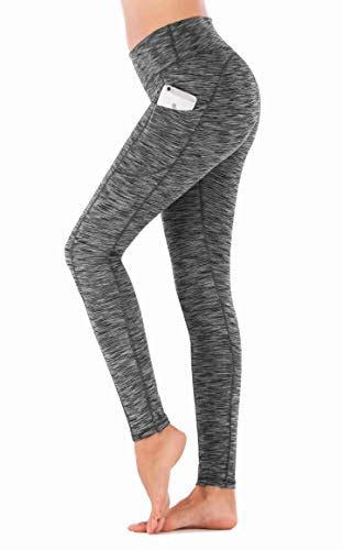 iuga high waist yoga pants with pockets tummy control workout pants for women 4 way stretch