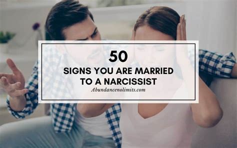 Signs You Are Married To A Narcissist