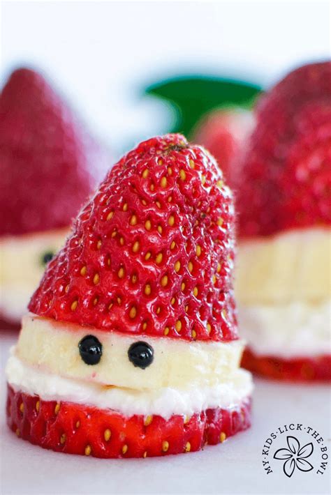 Individualized breads for kids and adults, party punch for kids, homemade kids birthday party… 13 CUTE AND HEALTHY CHRISTMAS SNACKS FOR KIDS