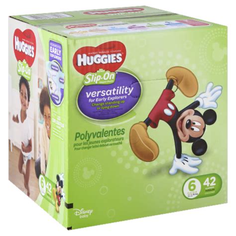 Huggies Little Movers Size 6 Slip On Diaper Pants 42 Ct Foods Co