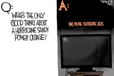 Power Outage Upside Editorial Cartoon