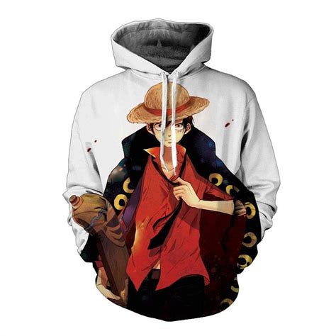 Hoodiesone Piece Classic Pattern Hoodie Mens Young Handsome