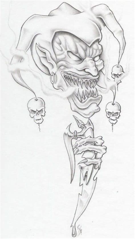 Goblin Evil Clown Tattoo Idea Best Tattoo Ideas Gallery Tatuajes De