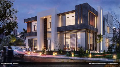The 7000 sqft of built up bungalow with 10. modern villa on Behance