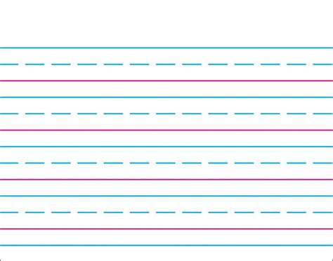 Printable writing paper for kids from all kids network. Wipe-Off Chart Handwriting Paper 22 x 28 | T-1094 - SupplyMe