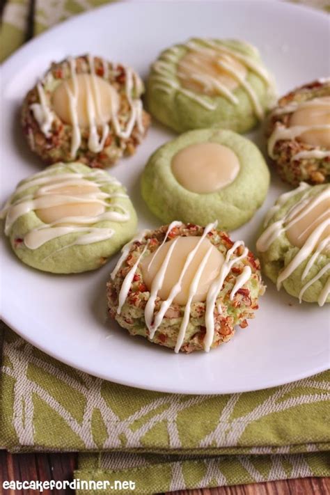 Eat Cake For Dinner Pistachio Thumbprint Cookies With Cream Cheese