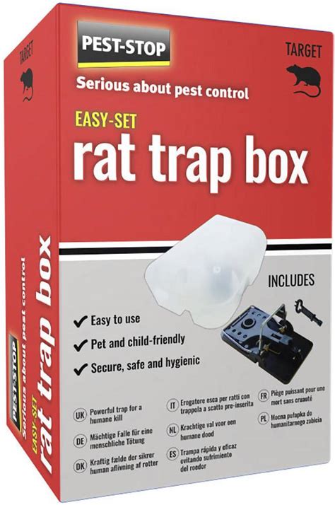 Pest Stop Trap Box Rat Trap Working Principle Pheromone