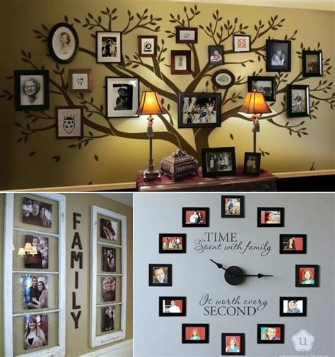 Olakee hanging photo display picture frame collage picture display organizer with 30 wood clips for wall decor hanging photos prints and artwork (carbonized black). 40 Unique Wall Photo Display Ideas For You