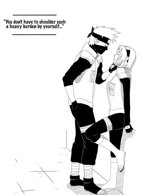 Kakasaku A Moment Alone By Haruhanna On Deviantart Kakashi Naruto Funny Kakashi And Sakura