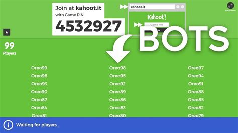 How To Spam A Kahoot Game With Bots