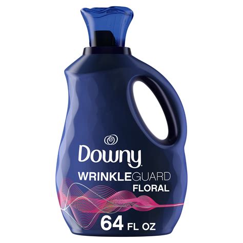 Downy WrinkleGuard Liquid Fabric Softener And Conditioner Floral 64