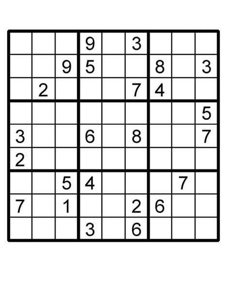 Each row, column, and region must contain only one instance of each numeral. Sudoku X Printable Puzzles | Printable Crossword Puzzles