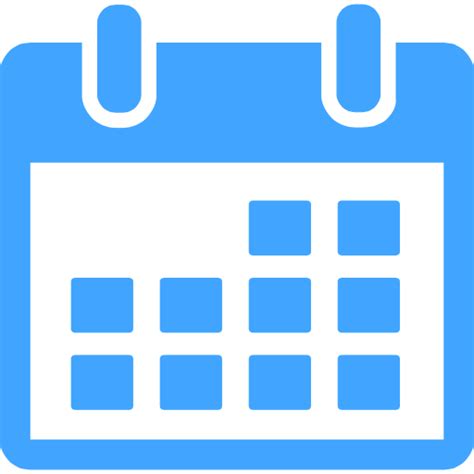 Blue Calendar Png