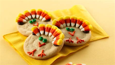 thanksgiving turkey cookies recipe from