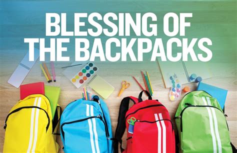 Backpack Blessing This Weekend First Lutheran Church