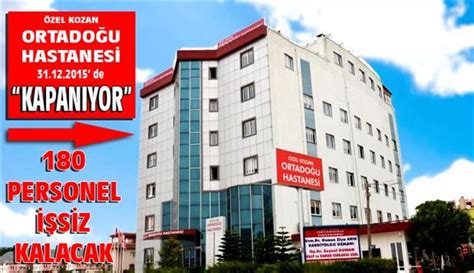 OrtadoĞu Hastanesİ Kapaniyor