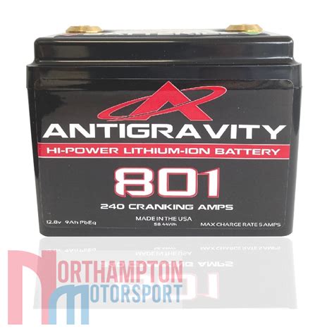 Antigravity Ag801 Lithium Battery Northampton Motorsport