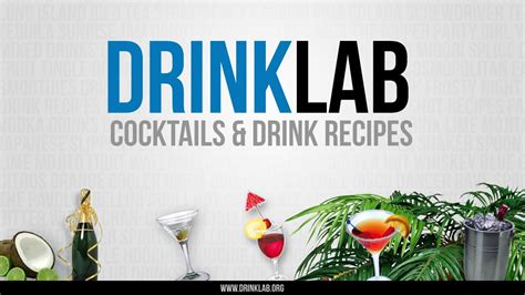 Drink Lab Cocktail Recipes Subscribe Now Youtube