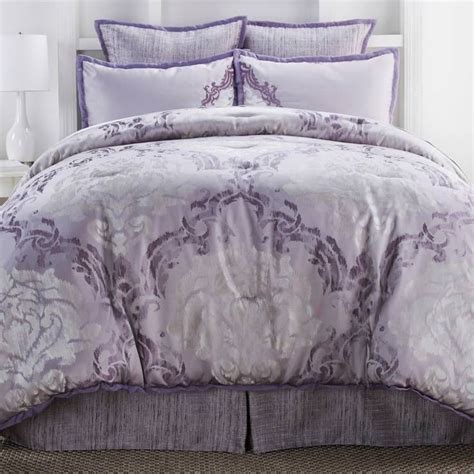 Colin Cowie Patina 6 Piece Comforter Set Plum~queen Size~new~sold Out