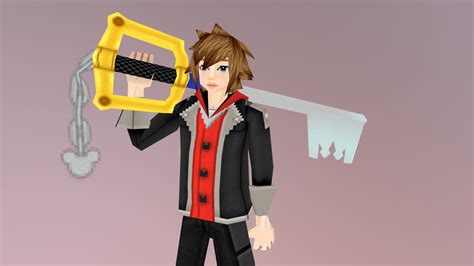 Sora Kh4 Low Poly Download Free 3d Model By Theregressor The