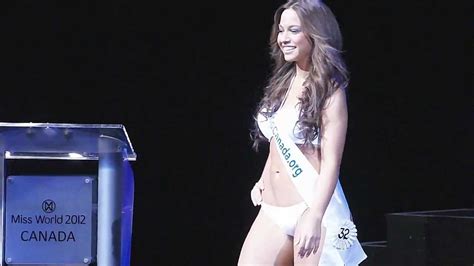 Miss World Canada 2012 Sexy Swimwear Youtube